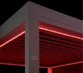 Red LED strips for Sunair Pergola structure.jpg
